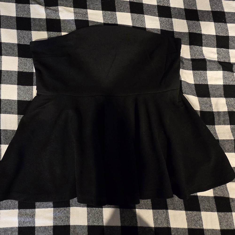 Womens Peplum Tubetop
